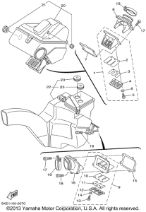 TZ250N Впускная система