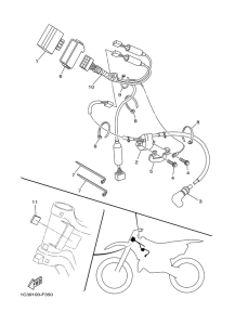 YZ125 Электрика 1