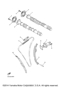 YZF-R1 Цепь механизма газораспределения