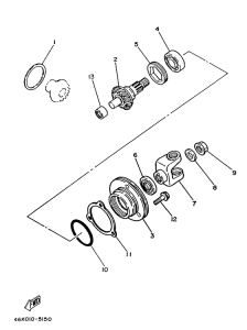 T80 Промежуточный ведущий вал