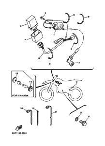 TTR125L Электрика 1