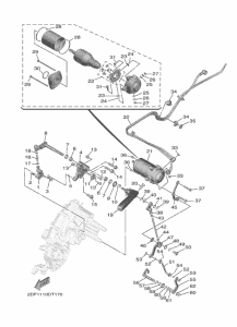 XV1900FDD Middle drive gear 2