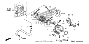 VT750C2 Впускной коллектор