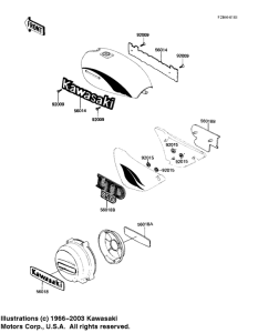 KZ1100 Наклейки