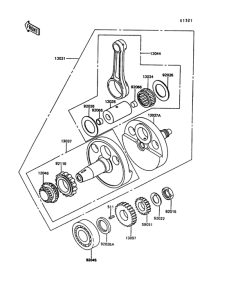 KL600 Коленвал