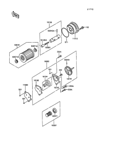 KL250 Масляный насос
