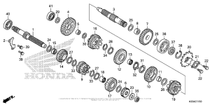 CB300F Трансмиссия