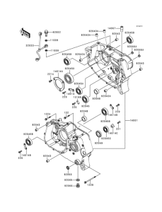 KL250 Картер двигателя