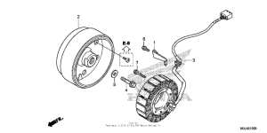 NC700X (DCT) Генератор