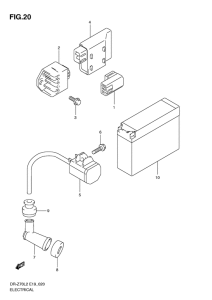 DR-Z70 Equipo electrico