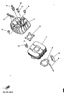 DT50R Блок цилиндров