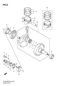 DR125 Вал коленчатый