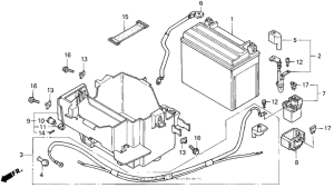 VF750C Аккумулятор