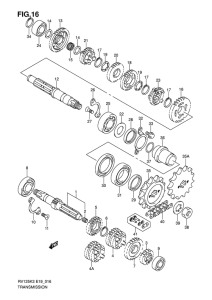 RV125 Трансмиссия