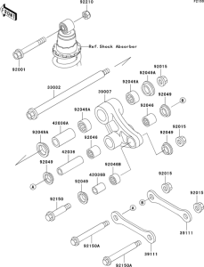 KLE500 Подвеска