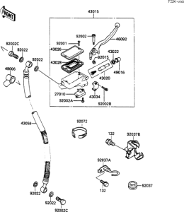 EX500 Главный тормозной цилиндр