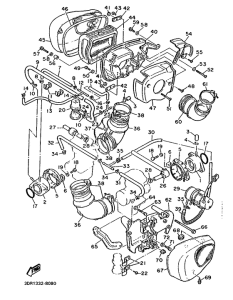 XV1000SE Впускная система