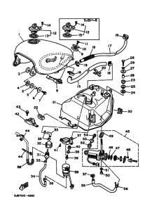 XV400 Fuel tank assy