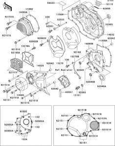 ZR1100 Engine cover(s)(1 / 2)