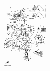 XT660Z (ABS) Топливный бак