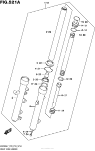 UH200 Передняя вилка