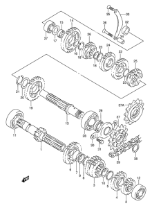 DR350 Трансмиссия