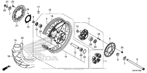 CRF1000D (ABS) Переднее колесо