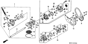 GL1500SE Маслонасос