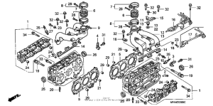 GL1500I Головка цилиндров