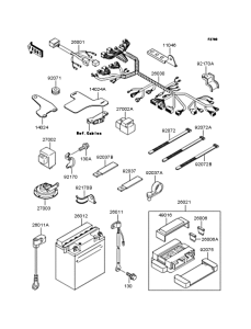 ZX400 Электрика