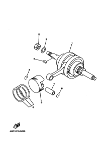 YP250 ｸﾗﾝｸｼﾔﾌﾄ. ﾋﾟｽﾄﾝ