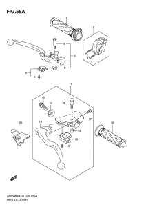 SV650 Рулевой рычаг