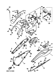 XP500 XP500Y Боковая крышка