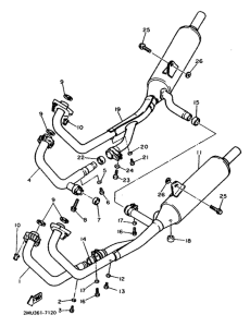 FZX750 Выхлопная система