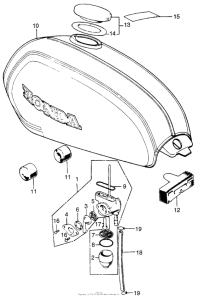 XL70 Топливный бак