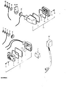 GS1000 Поворотники