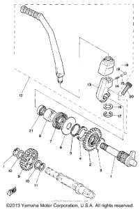MX175G Кик стартер