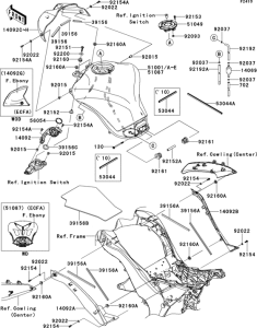 ZR1000 Fuel tank(1 / 2)