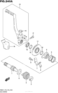 RM85 Кик стартер