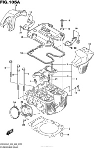 VZR1800 Cylinder Head (Rear) (Vzr1800L7 E28)