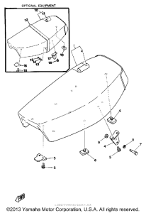 DT250F Сиденье