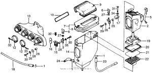 CB550 Воздушный фильтр