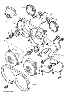 FZR600 Приборы