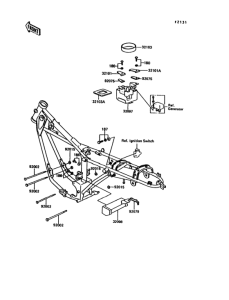 KE100 Рама ,крепежные детали