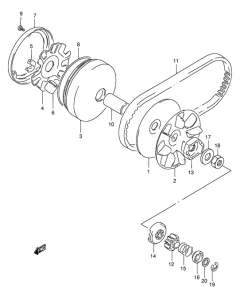 AE50 Трансмиссия