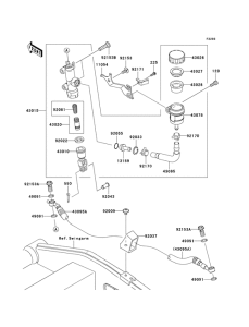 ZR1000 Задний тормозной цилиндр