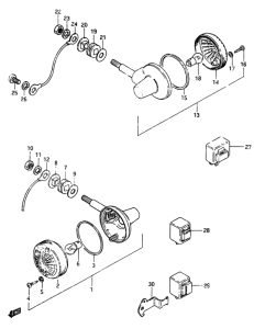 ZR50 Поворотники