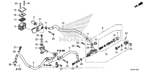 CMX300 (ABS) Rear Brake Master Cylinder (2)