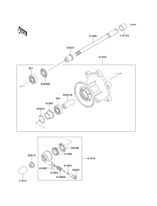 EL250 Переднее колесо