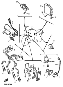 YZF600R YZF600RP Equipo electrico